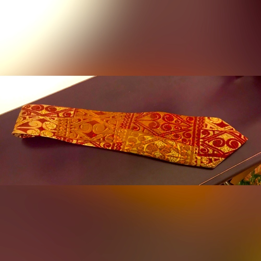 Hubert Milano Silk and Linen Tie